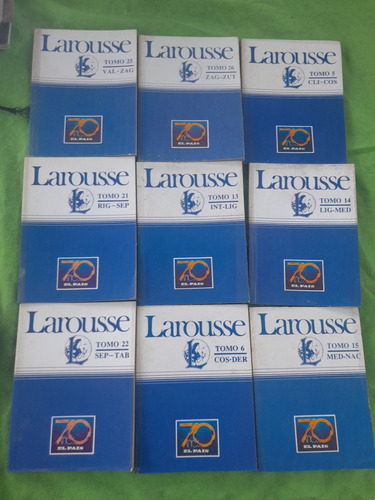 21 Tomos Enciclopedia Diccionario Larousse..leer Descripción