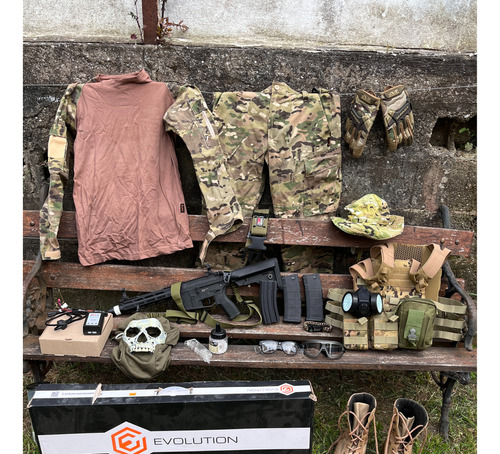 Vendo Urgente Por Mudanza. Set Completo De Airsoft.