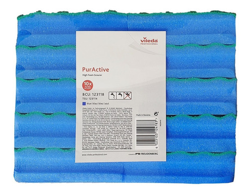 1 Pack Vileda Pro Fibras 123114 Salvauñas Pur Active C/10 Pz