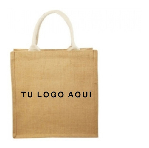 Bolsa De Yute Personalizada 15 Piezas, Bolsas Yute Con Logo