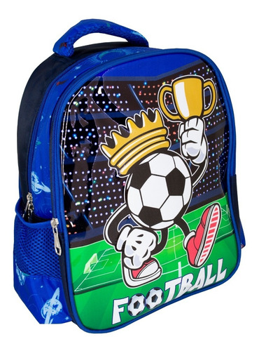 Owen Mochila Escolar Jardín Futbol Azul Owmi10038s Chica