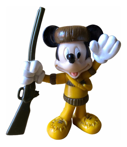 Figura Vintage De Mickey Mouse Milenio 2000, Cazador