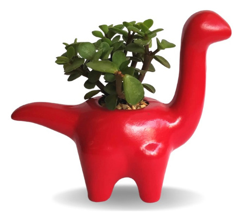 Maceta Dinosaurio Minimalista Decoracion Ceramica