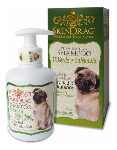Shampoo Premium Natural Para Mascotas Skindrag
