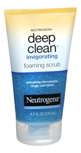 Espuma Exfoliante Vigorizante Neutrogena Deep Clean 4.2