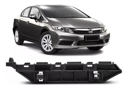 Guia Parachoque Dianteiro New Civic 2012 2013 2014 15 16 Ld