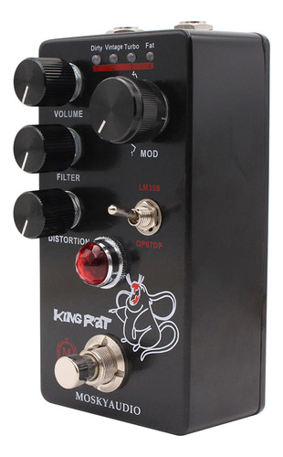 Pedal De Efectos Moskyaudio Fuzz Distortion Para Guitarra