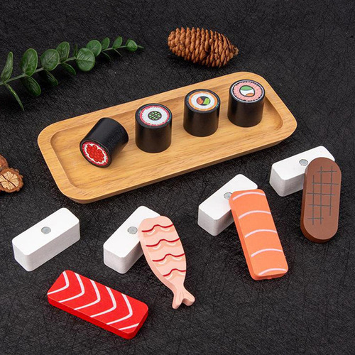 Ba Juego De Sushi De Madera Juego De Juguetes De Comida,
