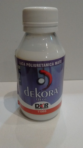 Laca Poliuretanica Dekora  Mate 125 C.c