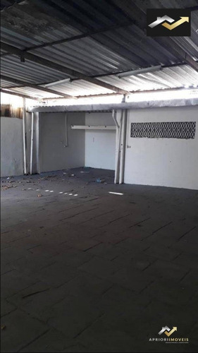 Salão Para Alugar, 400 M² Por R$ 6.500,00/mês - Jardim - Santo André/sp - Sl0157