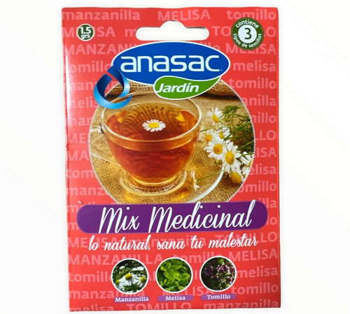 Semillas Mix Medicinal 1,5 Gr - Anasac - Jardín