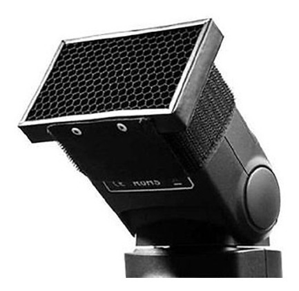Imagen 2 de 6 de Difusor Panal Honeycomb Flash Speedlite Grid
