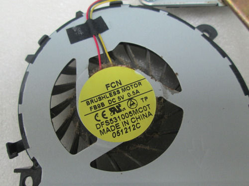 Ventilador Toshiba L845 L845d Np Fcn3eby3tm011025 Seminuevas