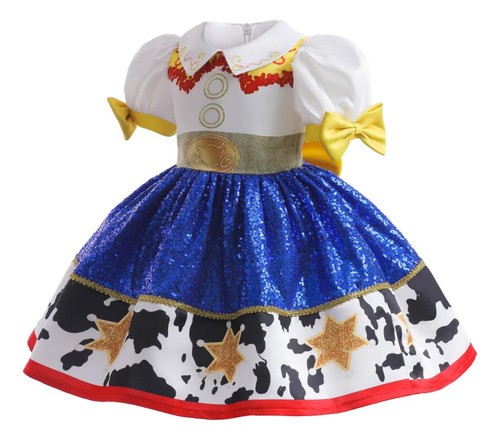 Disfraz / Vestidos De Pincesas Disney Jessey Vaquerita T 5-6