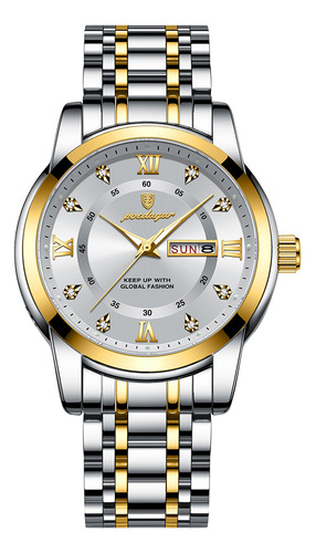 Reloj De Cuarzo De Acero Inoxidable De Moda Para Hombre
