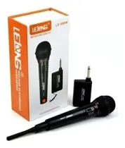 Comprar Microfone Sem Fio E Com Fio Lelong Le-996w Cor Preto