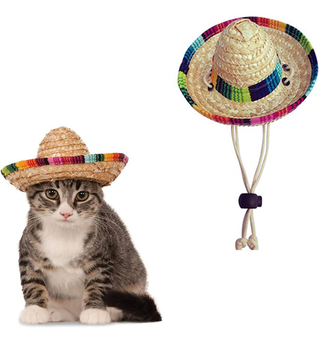 Awocan Sombrero De Paja Para Mascotas Sombrero Mexicano Dive