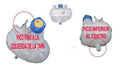 Deposito Bidon Agua Fiat Palio Grand Siena Uno Way + Tapa