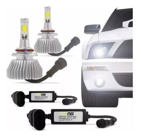 3 Kit Led Farol Milha Jetta 2012 Hb4 H7 H7 6000k