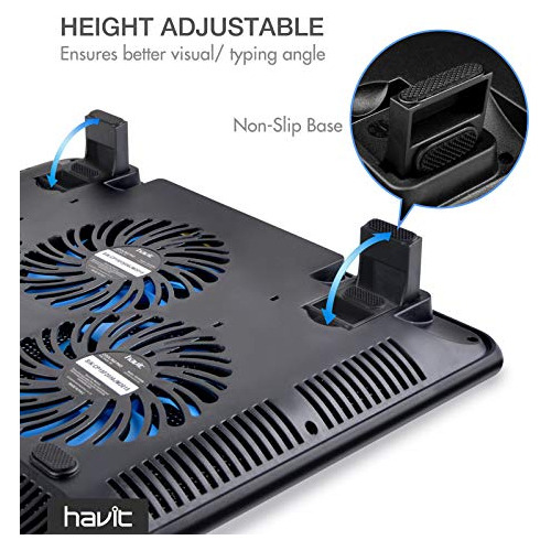 Hvf2056 Ventilador Enfriador Computadora Portátil De 1...