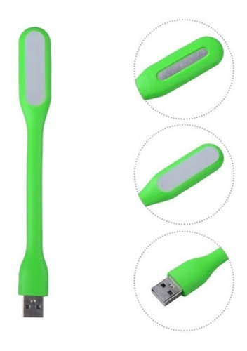 Lampara Usb Luz Led Flexible Compatible Computador Portátil 