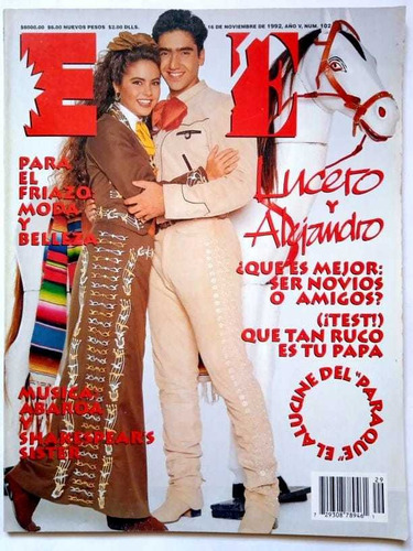 Revista Eres Lucero Alejandro Fernandez Abaroa Moda Musica 