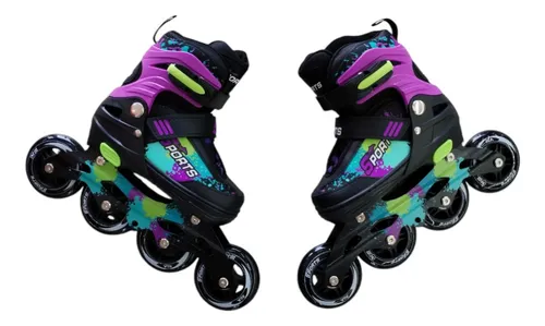 Patines Semiprofesional Rueda Grande Con Kit De Protección