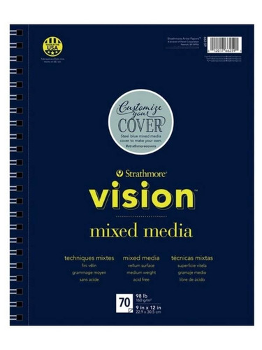Strathmore Vision Mixed Media - Croquera 22,9 X 30,5 Cm