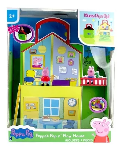 Peppa Pig Casa Com Jardim Dtc 4206