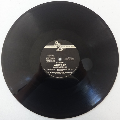 Dj Miko What's Up Dance Versions Disco Importado (Usado)