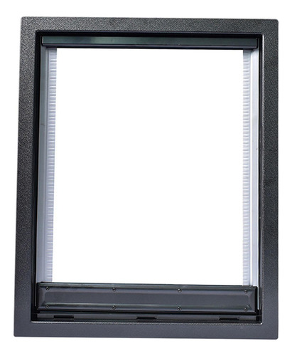 Puertas Con Solapa Para Perros Y Gatos De Primera M Negro