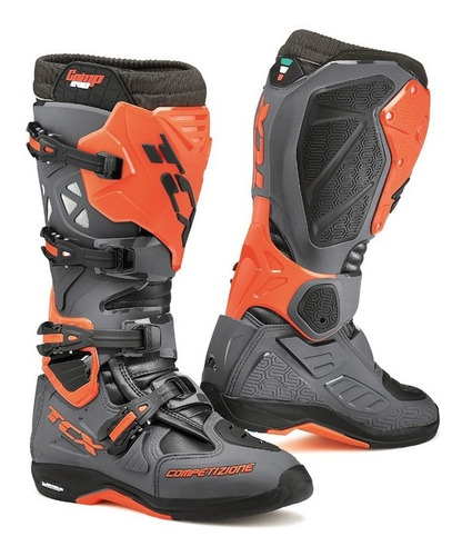 Botas Cross Tcx Italiana Evo Michelin Blanco - Rojo - Azul