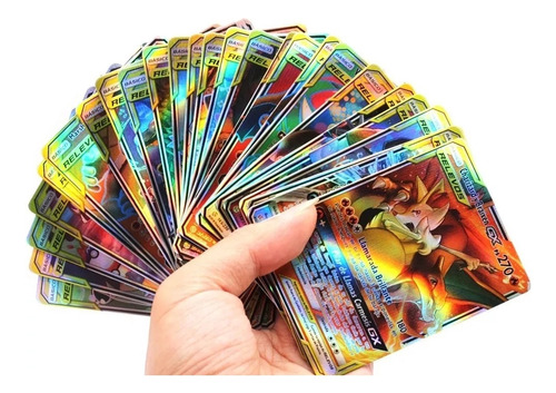 Pack 100 Cartas Pokemon Alternativas Relevos Tt En Español 