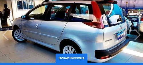 Peugeot 207 Sw Xs 1.6 Flex 16v Automático 2010 Prata