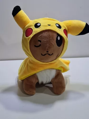 Pikachu E Eevee - Pelúcia Pokemon Pronta Entrega