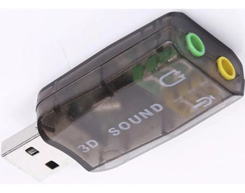 Tarjeta De Sonido Usb 5.1 Virtual 3d Sound