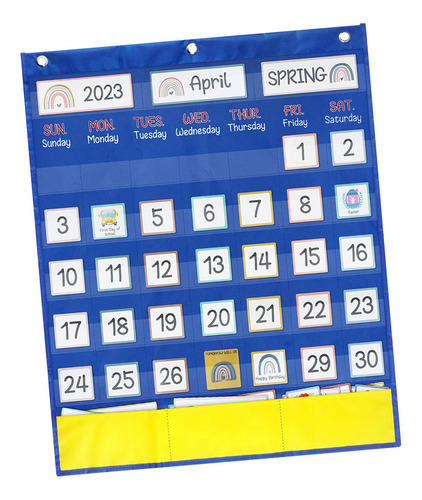 Calendario Gráfico De Bolsillo Calendario De Enseñanza