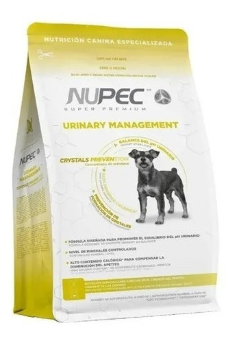 Nupec Urinary Management Para Perro 2 Kg