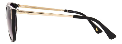 2025 Nine West Mujer Lorelai Gafas De Sol Cateye, Negro