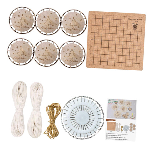Juego De Manualidades Diy: Rodajas De Madera Establecer E