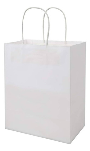 Bolsas De Papel Blancas N3 22x30x10 X200