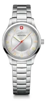 Comprar Wenger Reloj City Classic, Plata, 34 Mm Color De La Correa Plateado Color Del Bisel Plateado Color Del Fondo Plateado