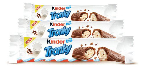 Chocolate Kinder, 3 Pacotes De 18g Tronky