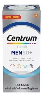 Centrum Silver Men 50+ 100 Unidades 100 Dias Importado Nfe