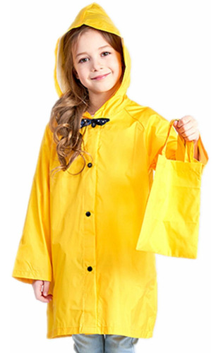 Yiluweinir - Chubasquero Impermeable Para Niños Con Lazos,.