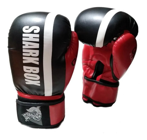 Guantes De Boxeo Shark Box 12/14 Oz Poliuretano C/abrojo