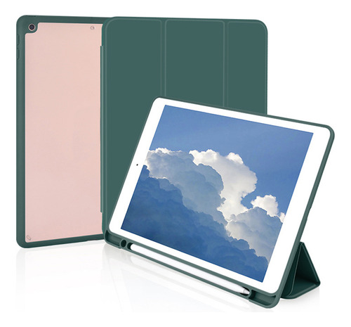 Funda Tpu Para iPad 10.2'' Ipad9 Con Ranura Para Bolígrafo