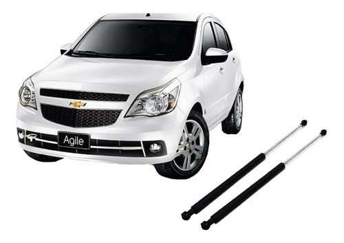 Kit X2 Amortiguador Porton Chevrtolet Agile Hasta 2013