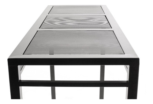 Mueble De Terraza Mesa Bar 3 Cuadros Malla