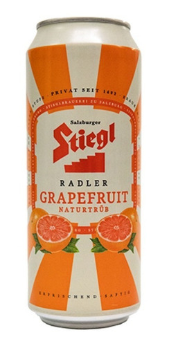 8 Pack De Cervezas Austriacas Stiegl Radler De 500 Ml